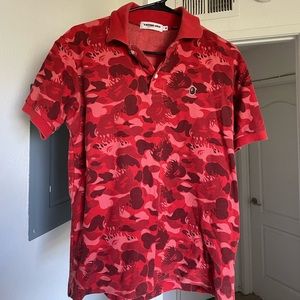Bape Medium button up!